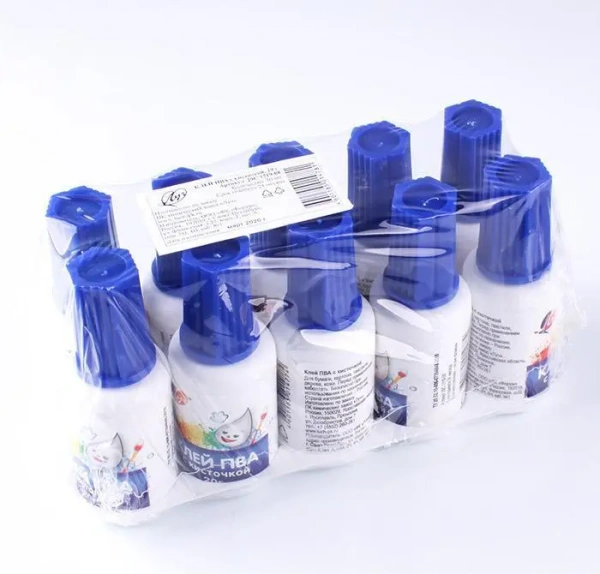 Клей ПВА  20гр. с кисточкой Луч