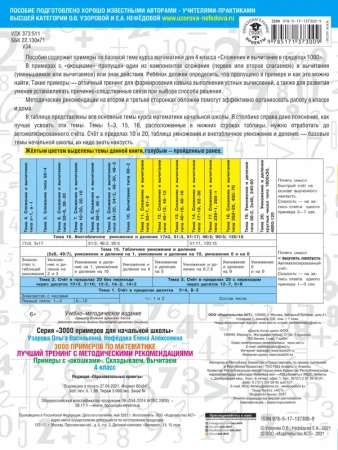 3000 примеров по математике. Лучший тренинг. Складываем. Вычитаем. Примеры с "окошками". С методичес