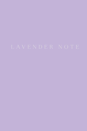 Lavender Note. Мои лавандовые мечты. Блокнот с цветными страницами (А5, обложка на ткани с тиснением