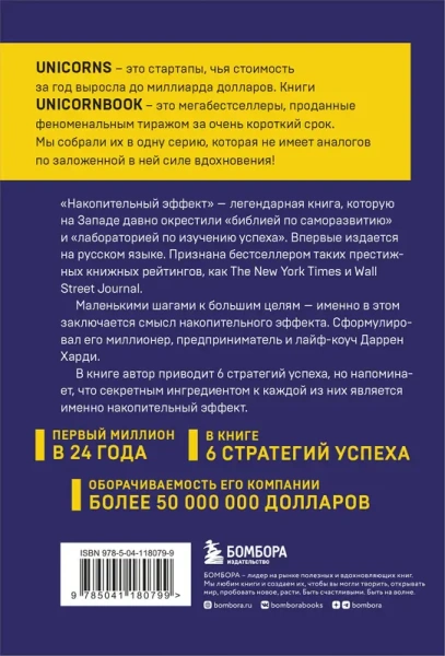 Накопительный эффект. От поступка - к привычке, от привычки - к выдающимся результатам